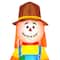 Airflowz Inflatable 7.5ft. Harvest Scarecrow Holding Pumpkin